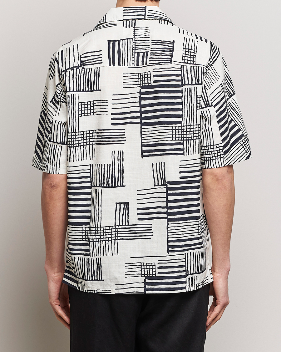 Herren | Hemden | NN07 | Ole Printed Short Sleeve Shirt Black Multi