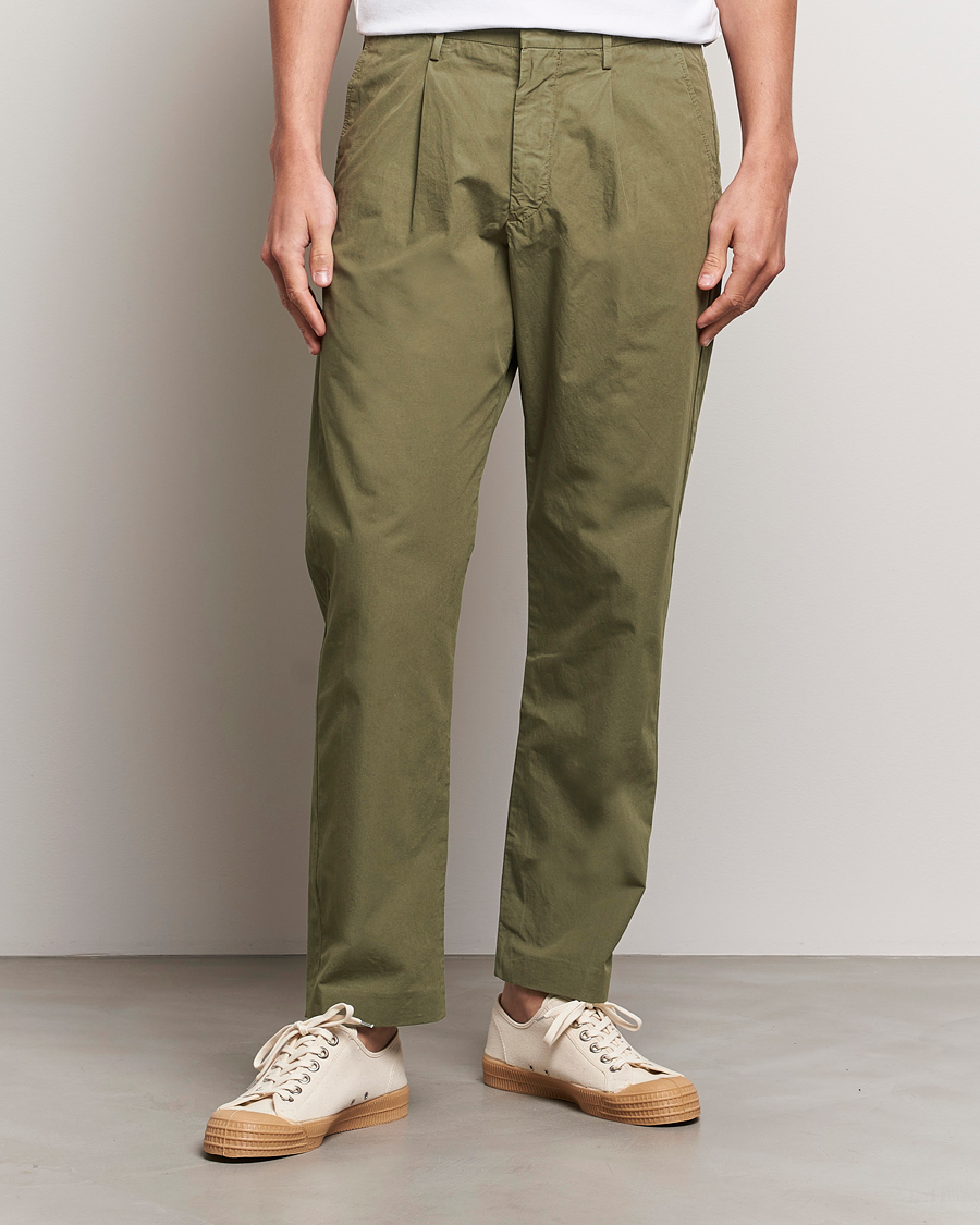 Herre | Tøj | NN07 | Bill Cotton Trousers Capers Green