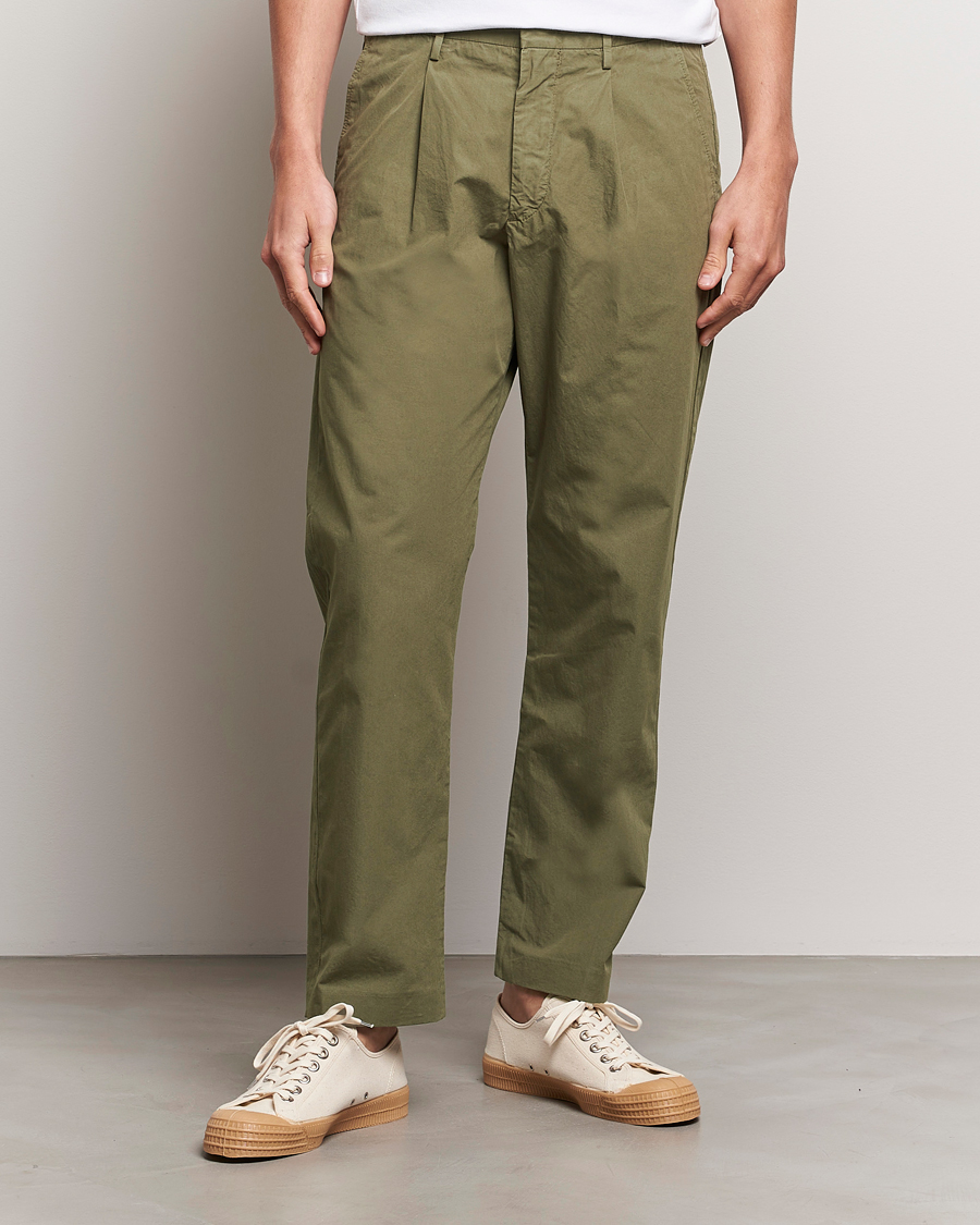 Herren |  | NN07 | Bill Cotton Trousers Capers Green