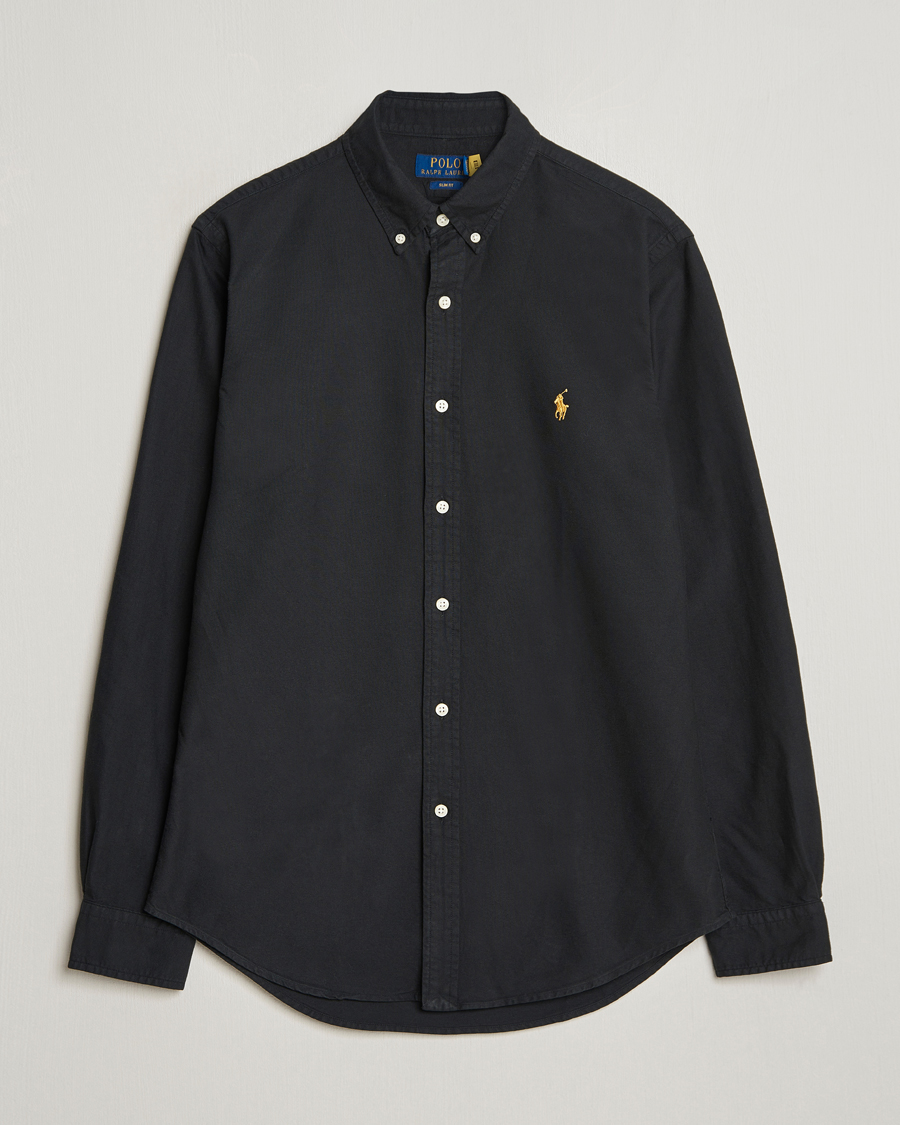 Herren | Hemden | Polo Ralph Lauren | Slim Fit Oxford Shirt Polo Black