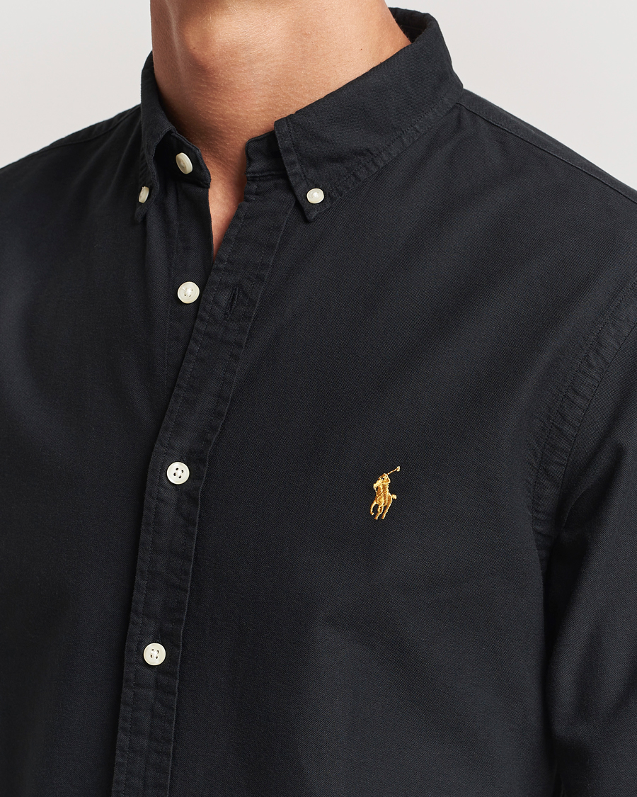 Herren | Hemden | Polo Ralph Lauren | Slim Fit Oxford Shirt Polo Black