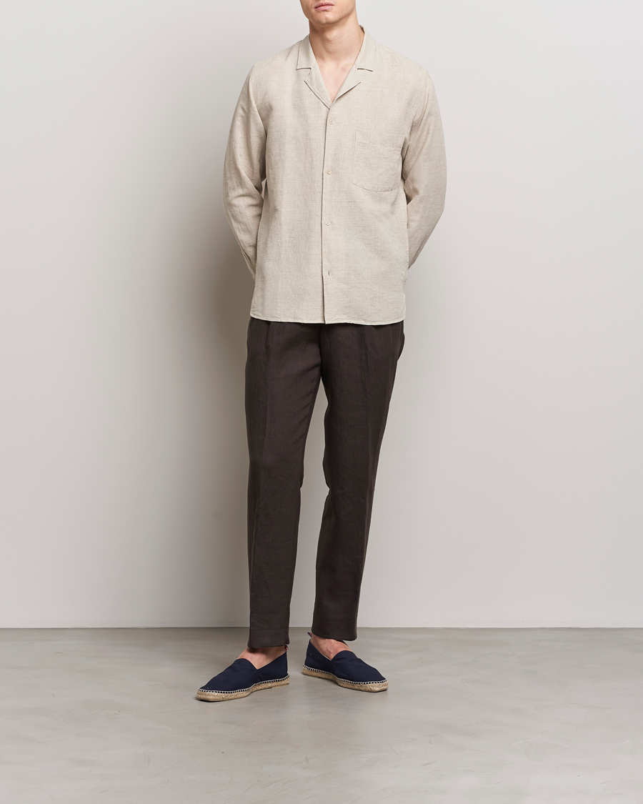 Herren | Hemden | Oscar Jacobson | Helios Reg Shirt Beige