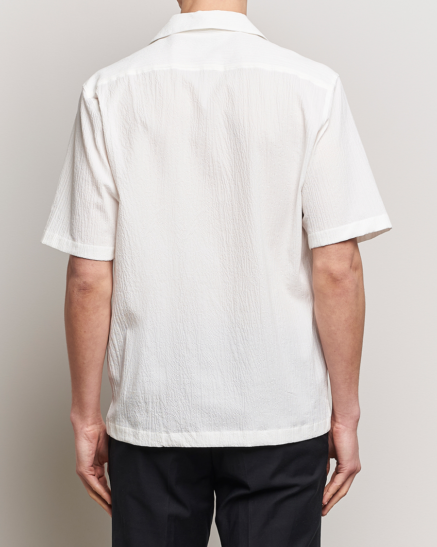 Herren | Hemden | Oscar Jacobson | Hanks Reg Seersucker Shirt White