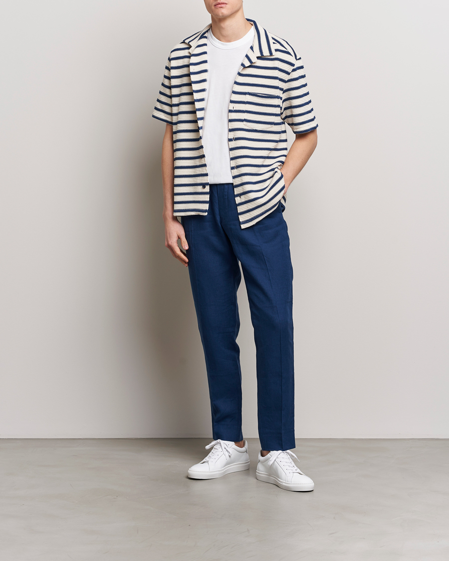 Herren | Hosen | J.Lindeberg | Soren Linen Pants Estate Blue