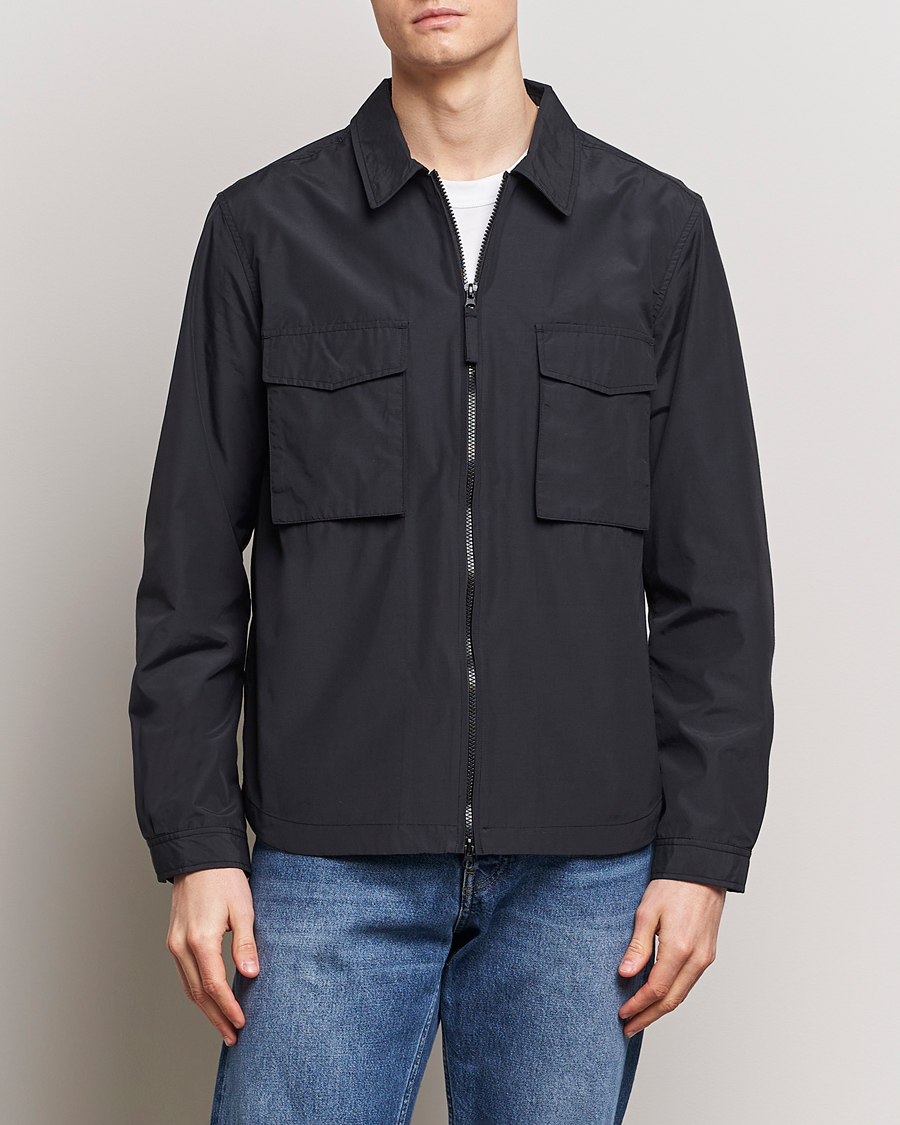 Herren | A Day's March | A Day's March | Buxton Nylon Overshirt Black