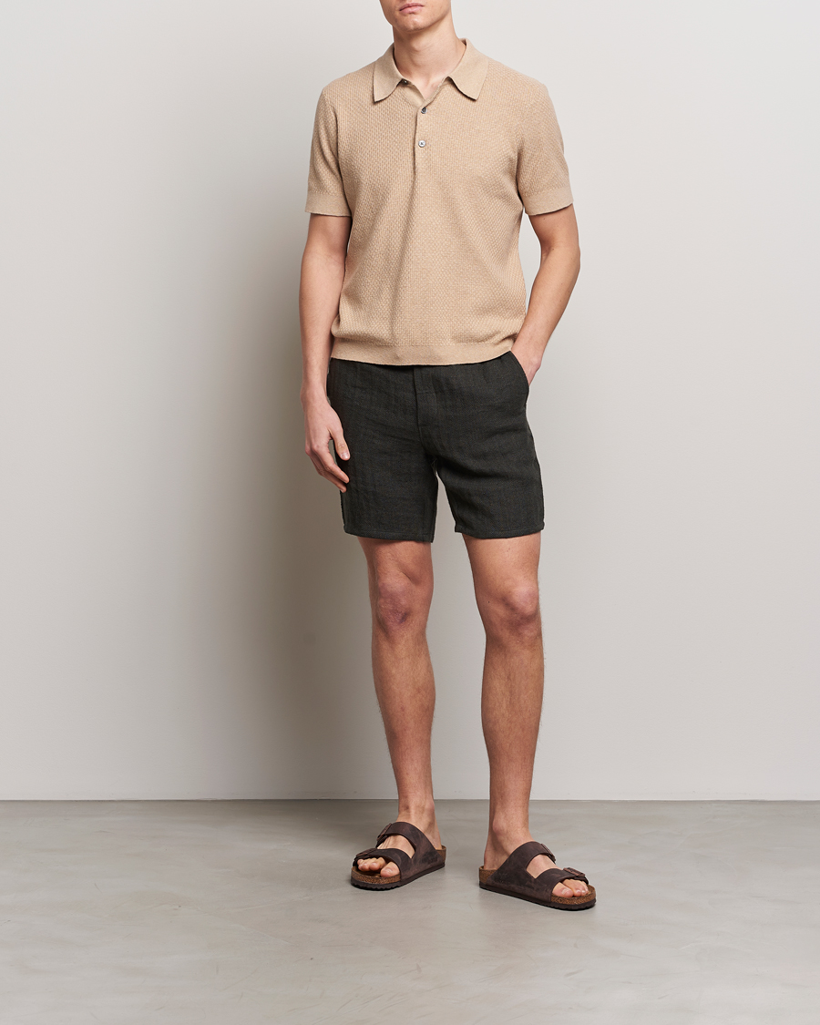 Herren | Poloshirts | A Day's March | Rosehall Bric Polo Khaki