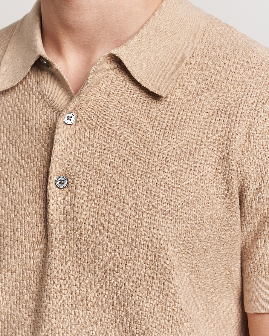 Herren | Poloshirts | A Day's March | Rosehall Bric Polo Khaki
