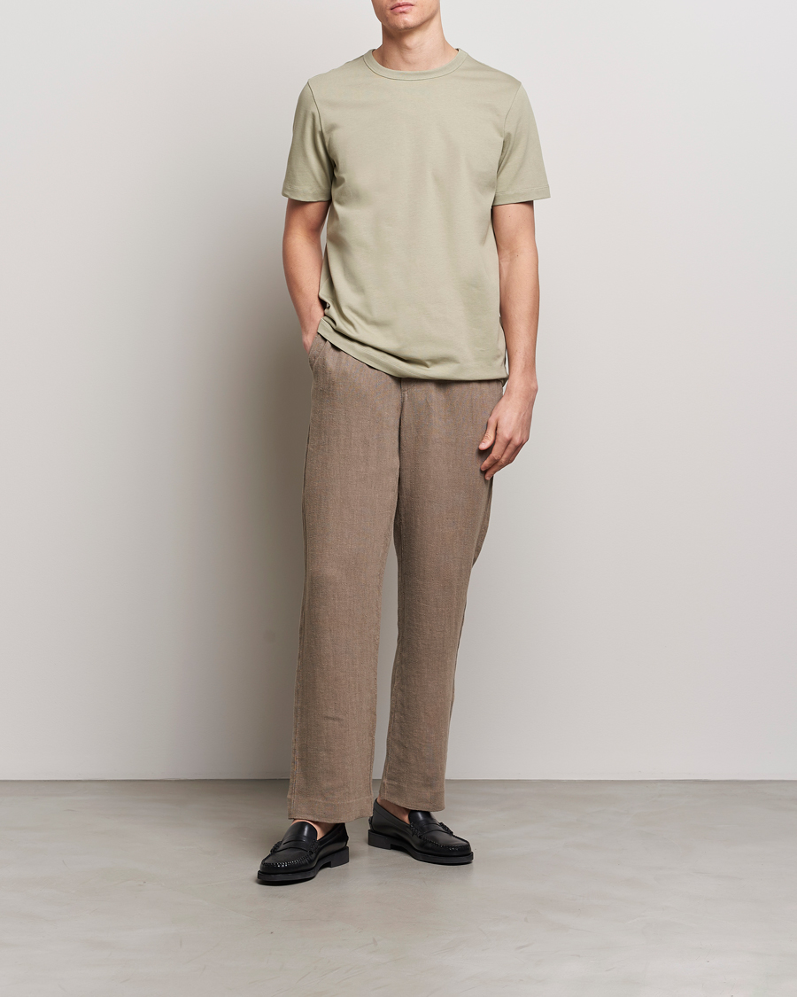Herren | T-Shirts | A Day's March | Heavy T-Shirt Green Tea