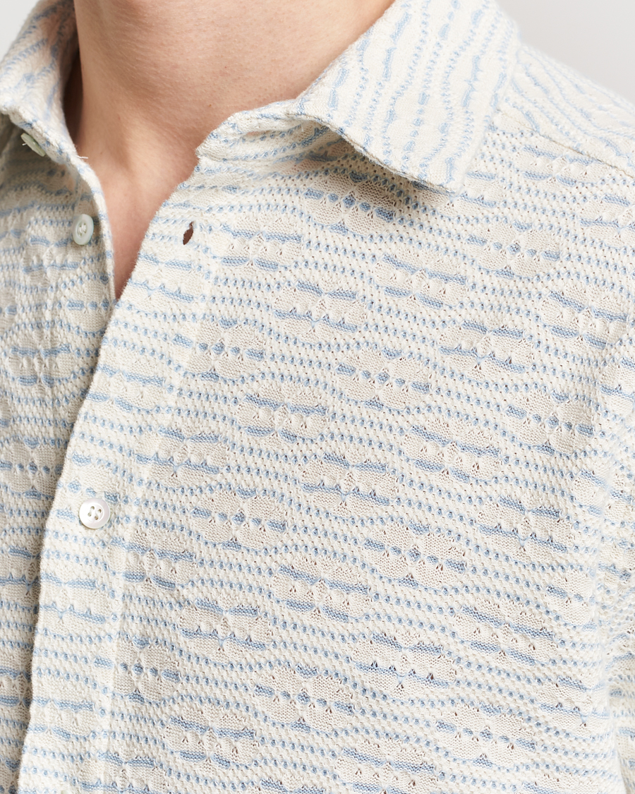 Herren | Hemden | J.Lindeberg | Torpa Structure Shirt Chambray Blue