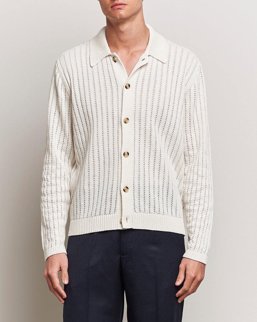 Herren |  | J.Lindeberg | Edmondo Collar Cardigan Cloud White