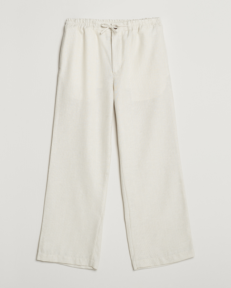 Herren | Hosen | J.Lindeberg | Noah Wide Linen Pants Safari Beige