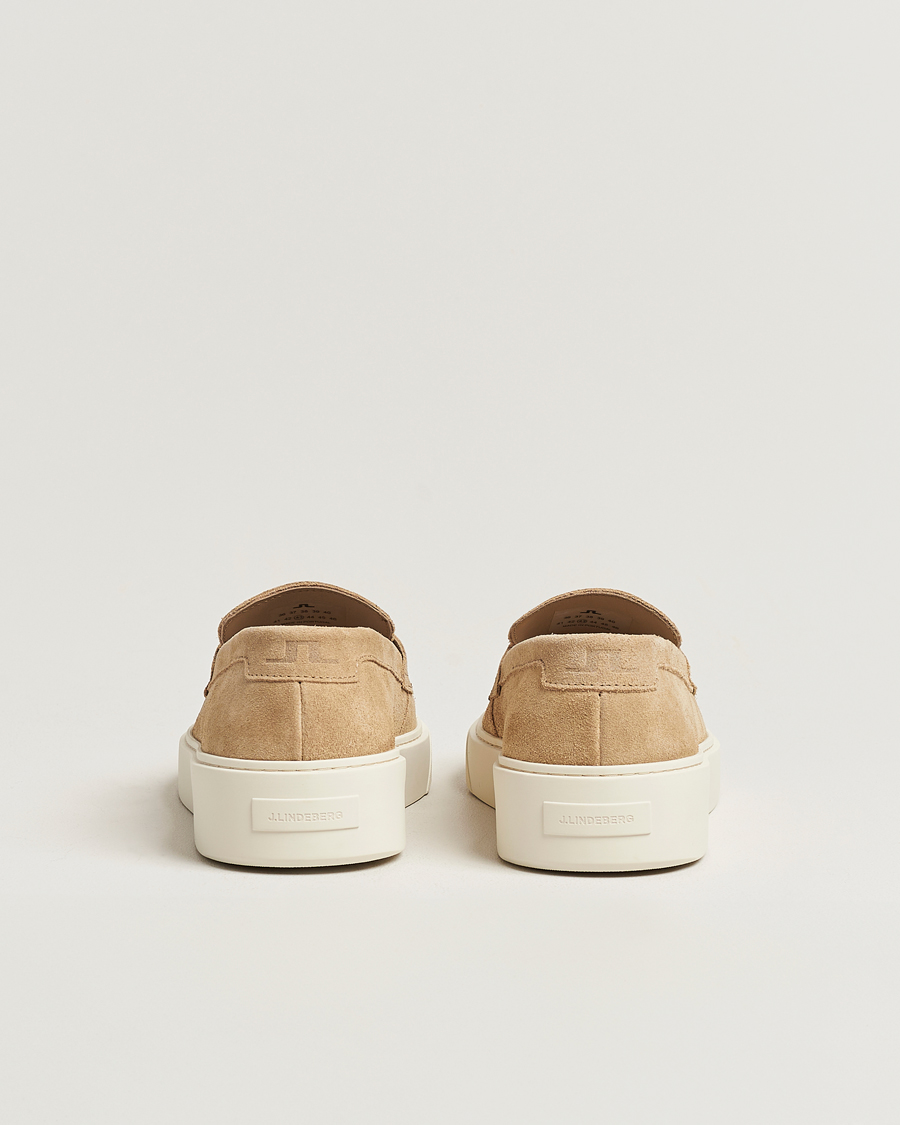 Herren | J.Lindeberg Mauri Suede Loafer Safari Beige | J.Lindeberg | Mauri Suede Loafer Safari Beige