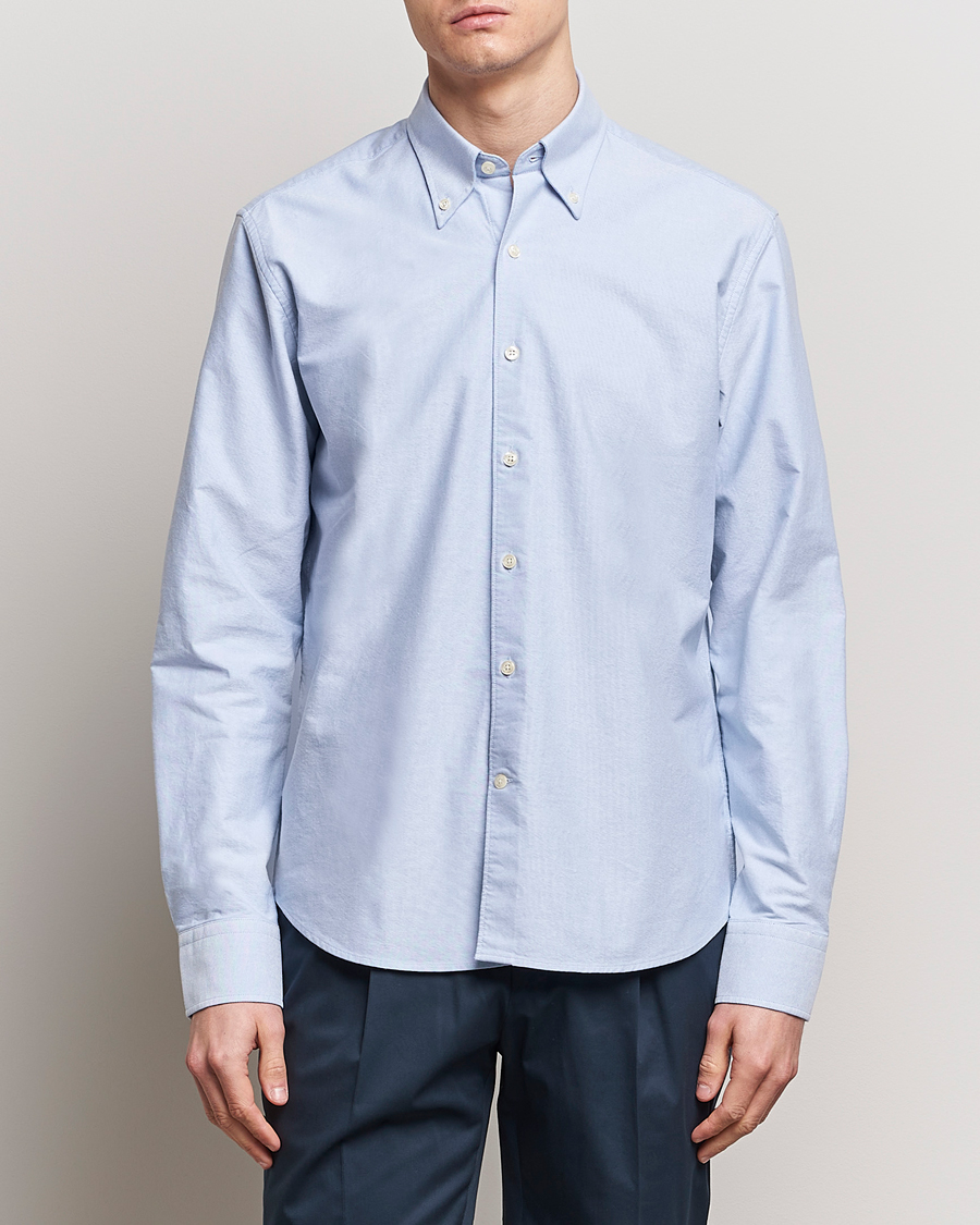 Herren | Hemden | Oscar Jacobson | Reg Fit BD Casual Oxford Light Blue
