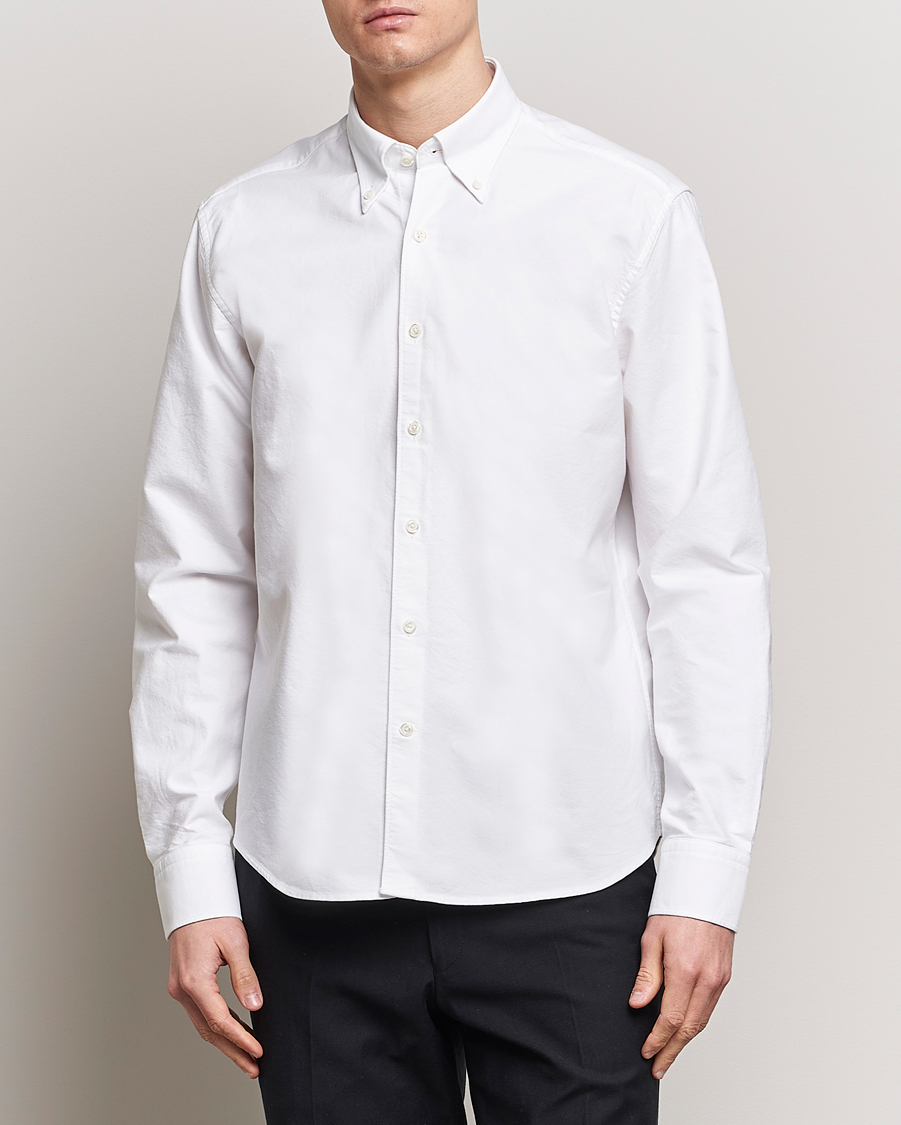 Herr | Senast inkommet | Oscar Jacobson | Reg Fit BD Casual Oxford Optical White