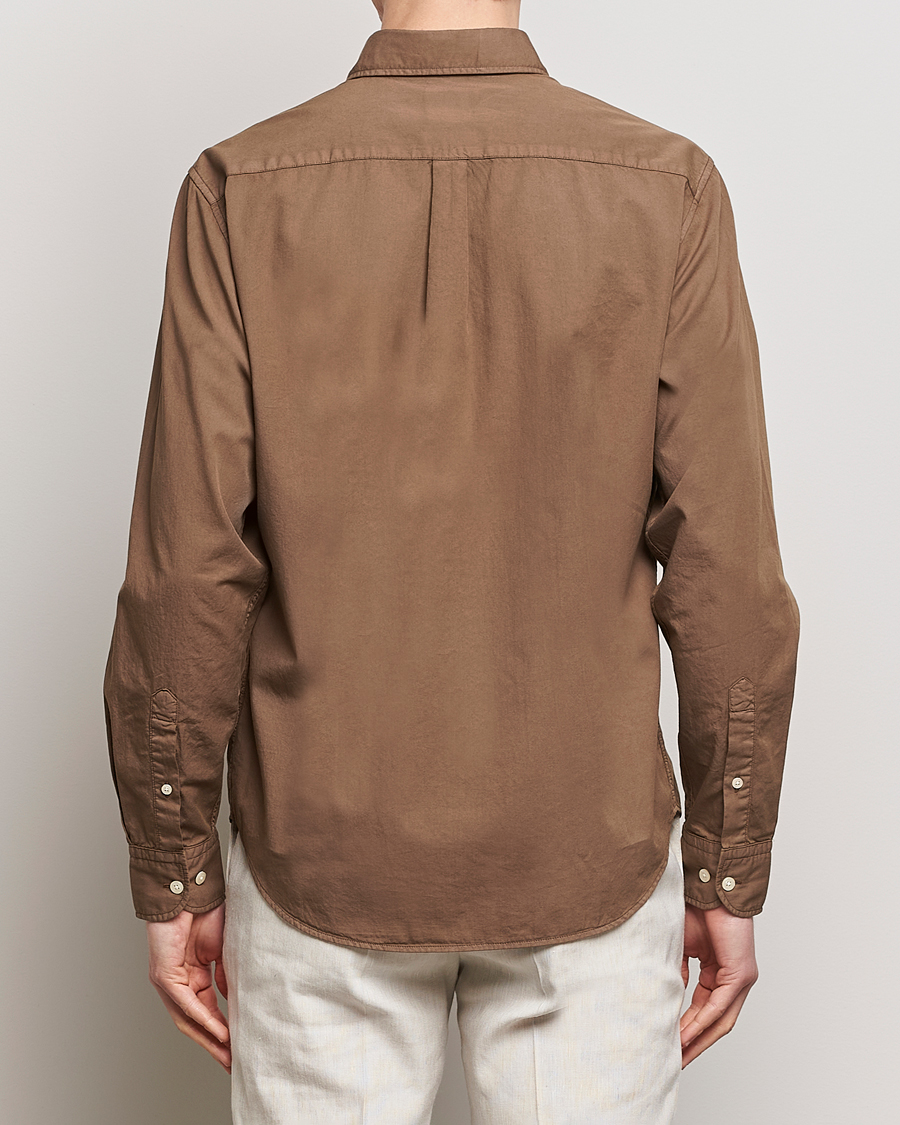 Herren | Hemden | Oscar Jacobson | Reg Fit Wide Spread C GD Twill Light Army Green