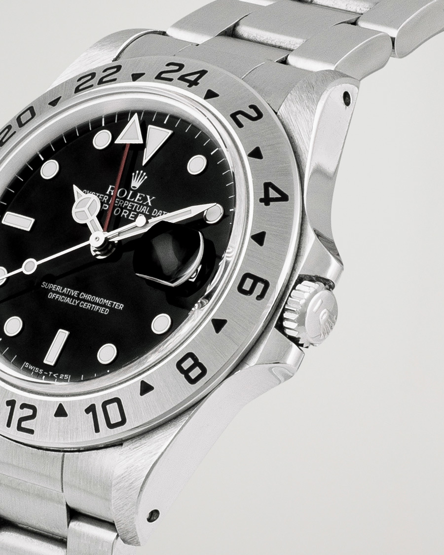 Herren | Rolex Pre-Owned Explorer II 16570 Silver | Rolex Pre-Owned | Explorer II 16570 Silver