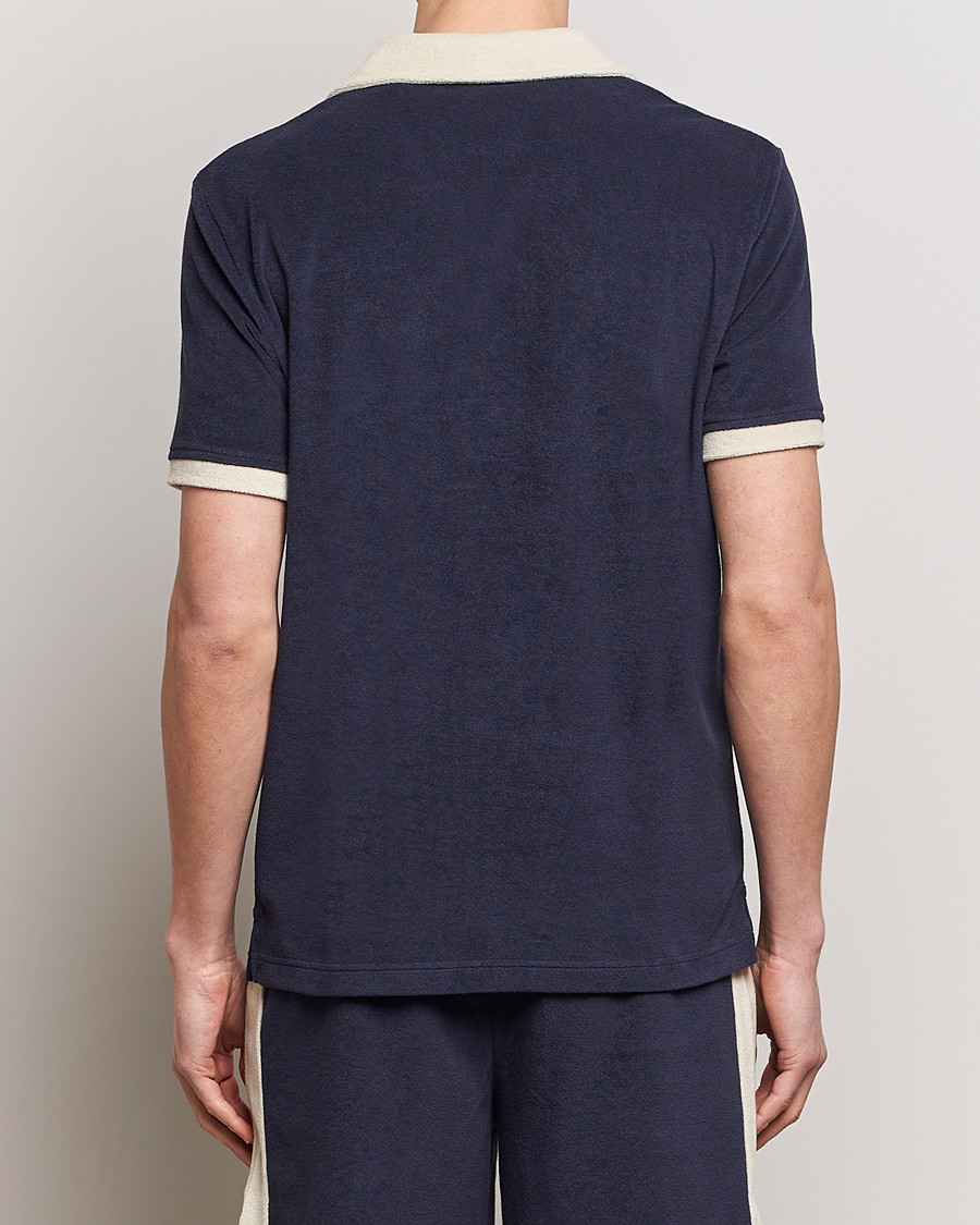 Herren | Poloshirts | GANT | Towelling Resort Collar Polo Evening Blue