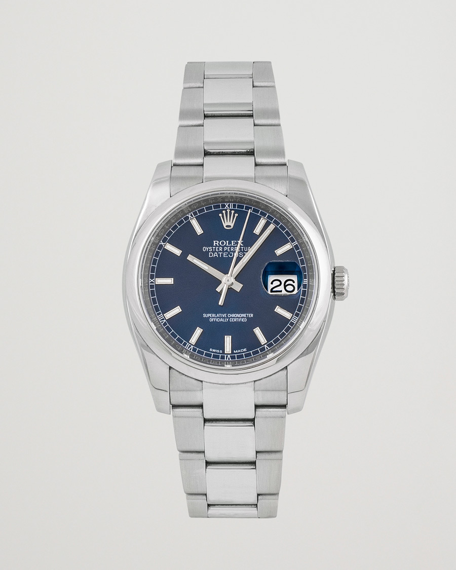 Herren | Rolex Pre-Owned Datejust 116200 Silver | Rolex Pre-Owned | Datejust 116200 Silver