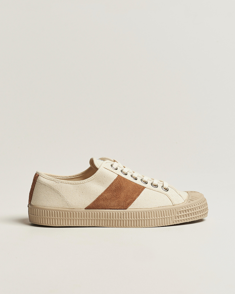 Herren | Novesta Star Master Organic Cotton Sneaker Beige/Caramel | Novesta | Star Master Organic Cotton Sneaker Beige/Caramel