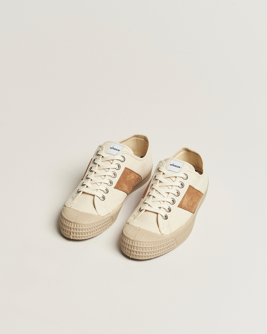 Herren | Novesta Star Master Organic Cotton Sneaker Beige/Caramel | Novesta | Star Master Organic Cotton Sneaker Beige/Caramel