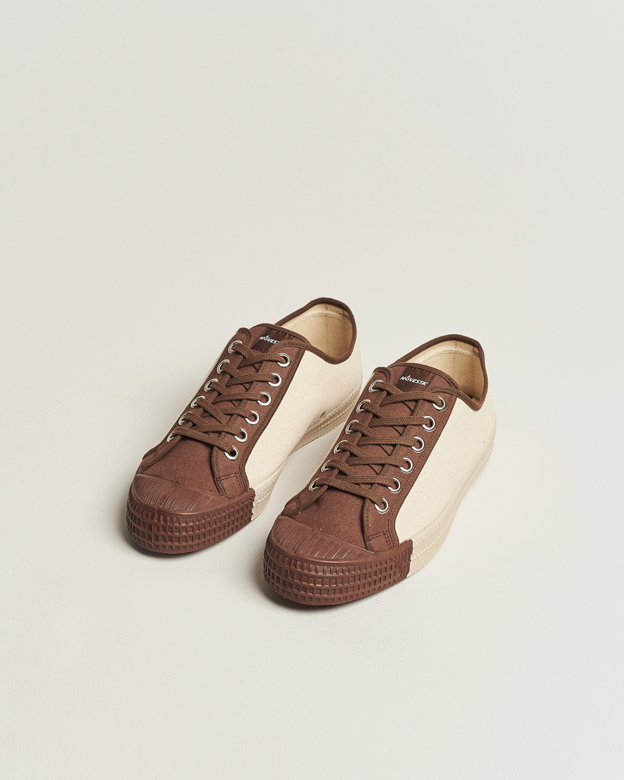 Herren | Neue Produktbilder | Novesta | Star Master Coloured Toe Sneaker Brown/Wheat