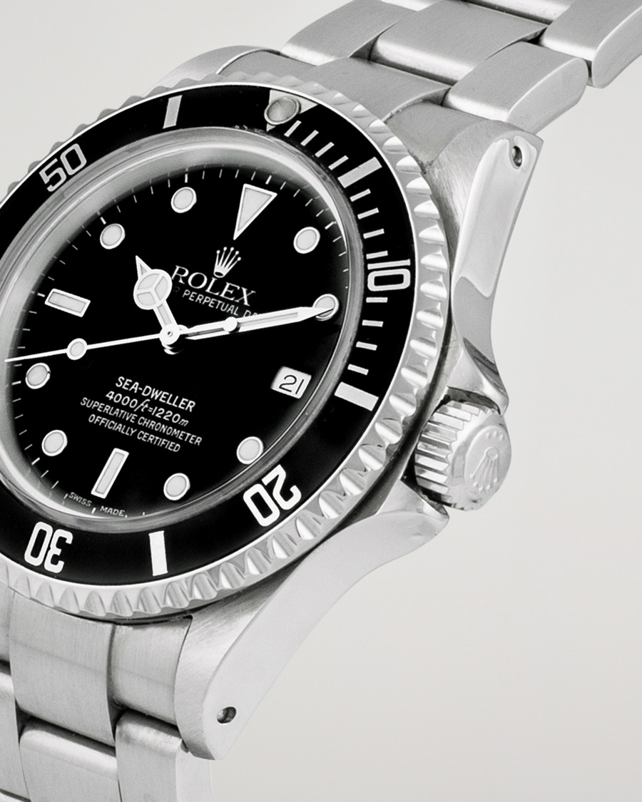 Herren | Rolex Pre-Owned Sea Dweller 16600 Oyster Perpetual Steel Black | Rolex Pre-Owned | Sea Dweller 16600 Oyster Perpetual Steel Black