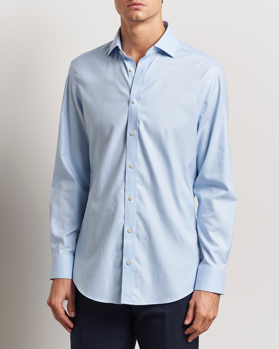Herren | Hemden | Charles Tyrwhitt | Slim Fit Non Iron Cotton Twill Shirt Sky Blue