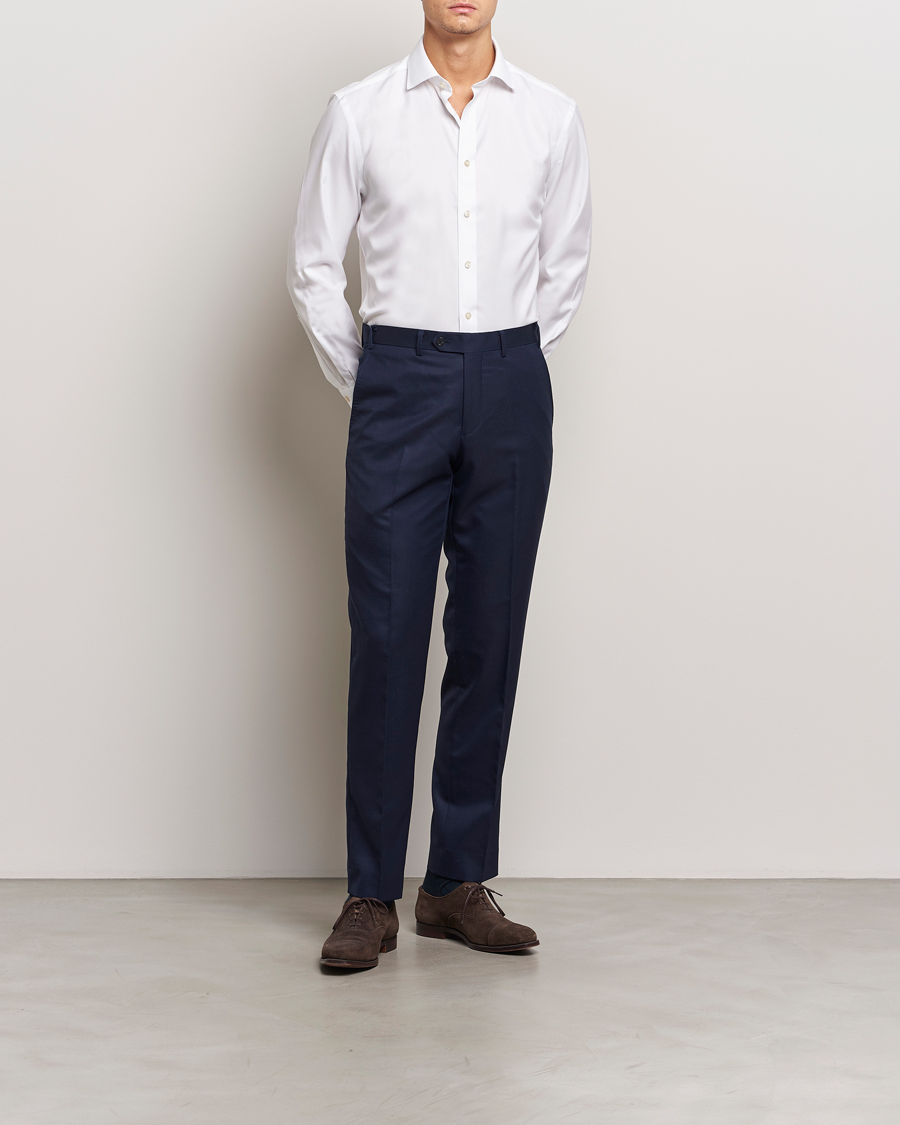 Herren | Hemden | Charles Tyrwhitt | Slim Fit Non Iron Cotton Twill Shirt White