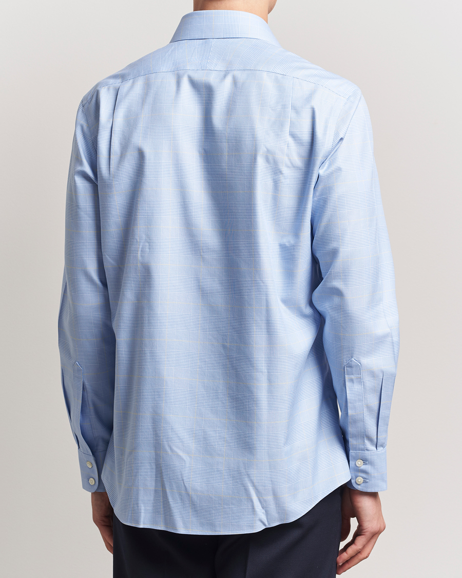 Herren | Hemden | Charles Tyrwhitt | Slim Fit Non Iron Prince of Wales Shirt Blue Gold