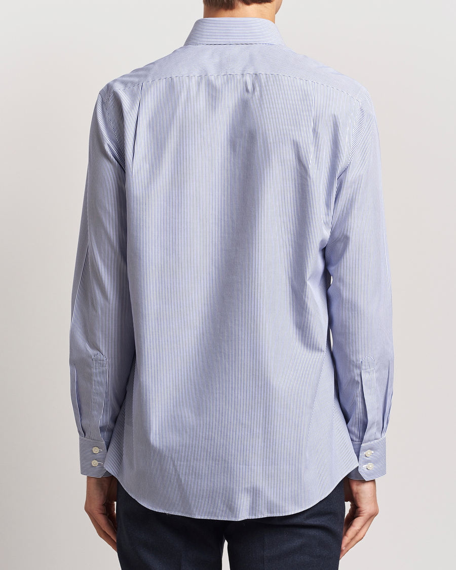 Herren | Hemden | Charles Tyrwhitt | Slim Fit Non Iron Bengal Stripe Poplin Shirt Navy