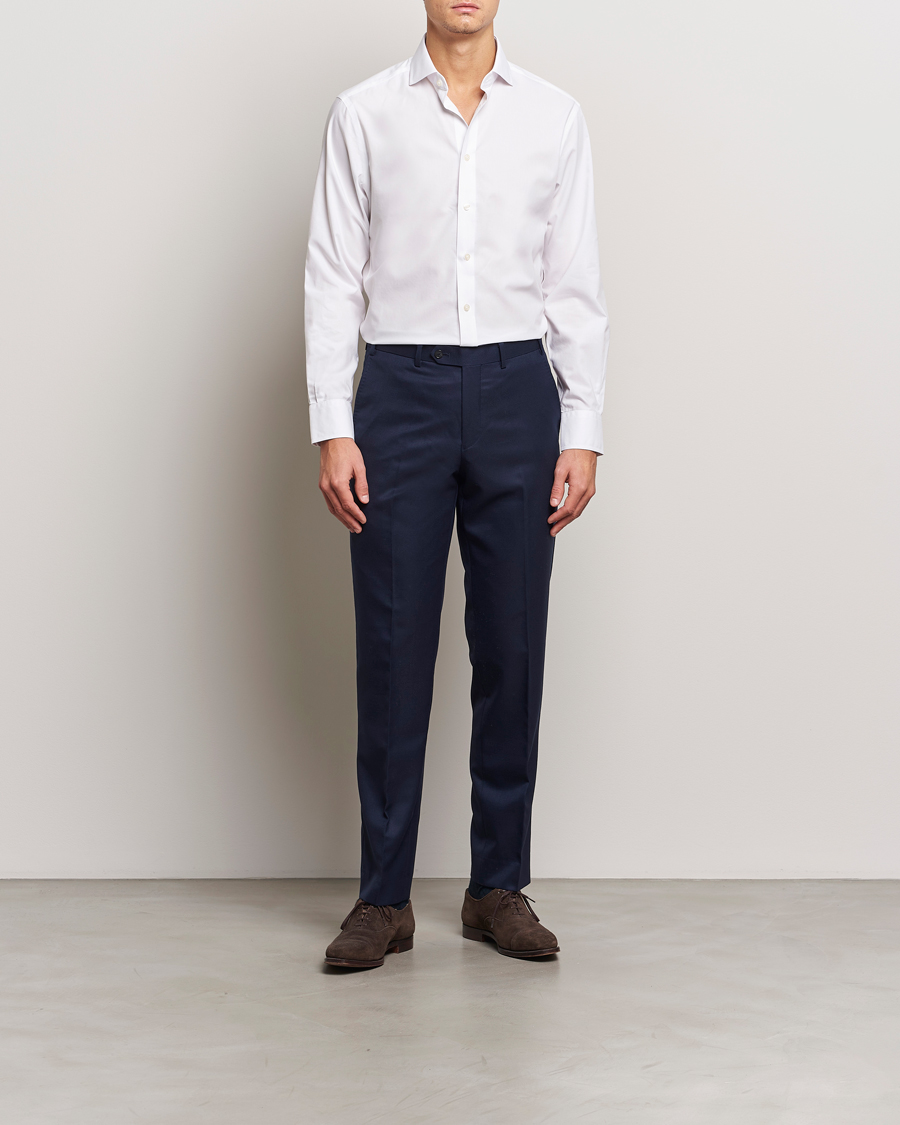 Herren | Hemden | Charles Tyrwhitt | Slim Fit Non Iron Poplin Cut Away Shirt White