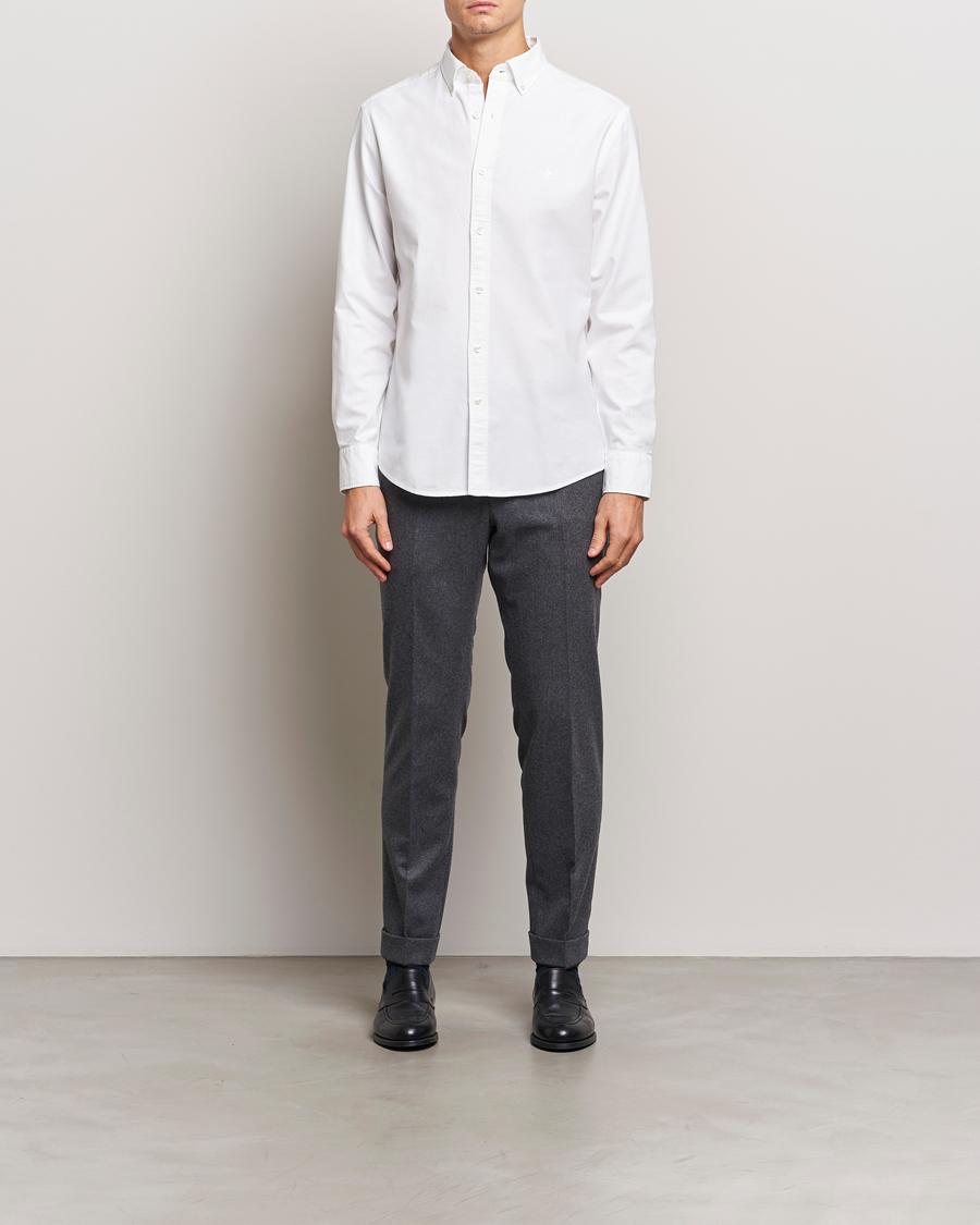 Herren | Hemden | Charles Tyrwhitt | Button Down Stretch Oxford Shirt White