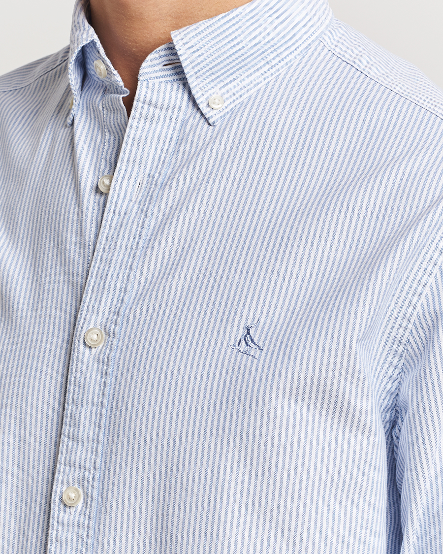 Herren | Hemden | Charles Tyrwhitt | Button Down Stretch Oxford Shirt Blue/White