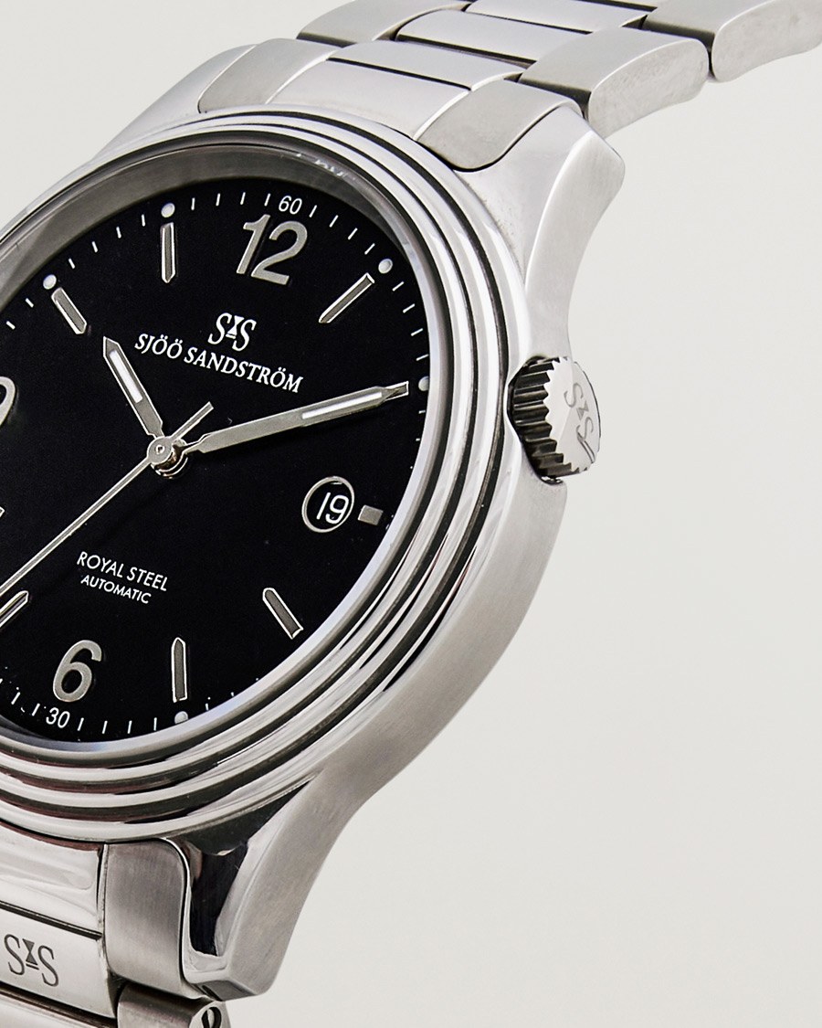 Herren | Pre-Owned & Vintage Watches | Sjöö Sandström Pre-Owned | Royal Steel 41mm Silver