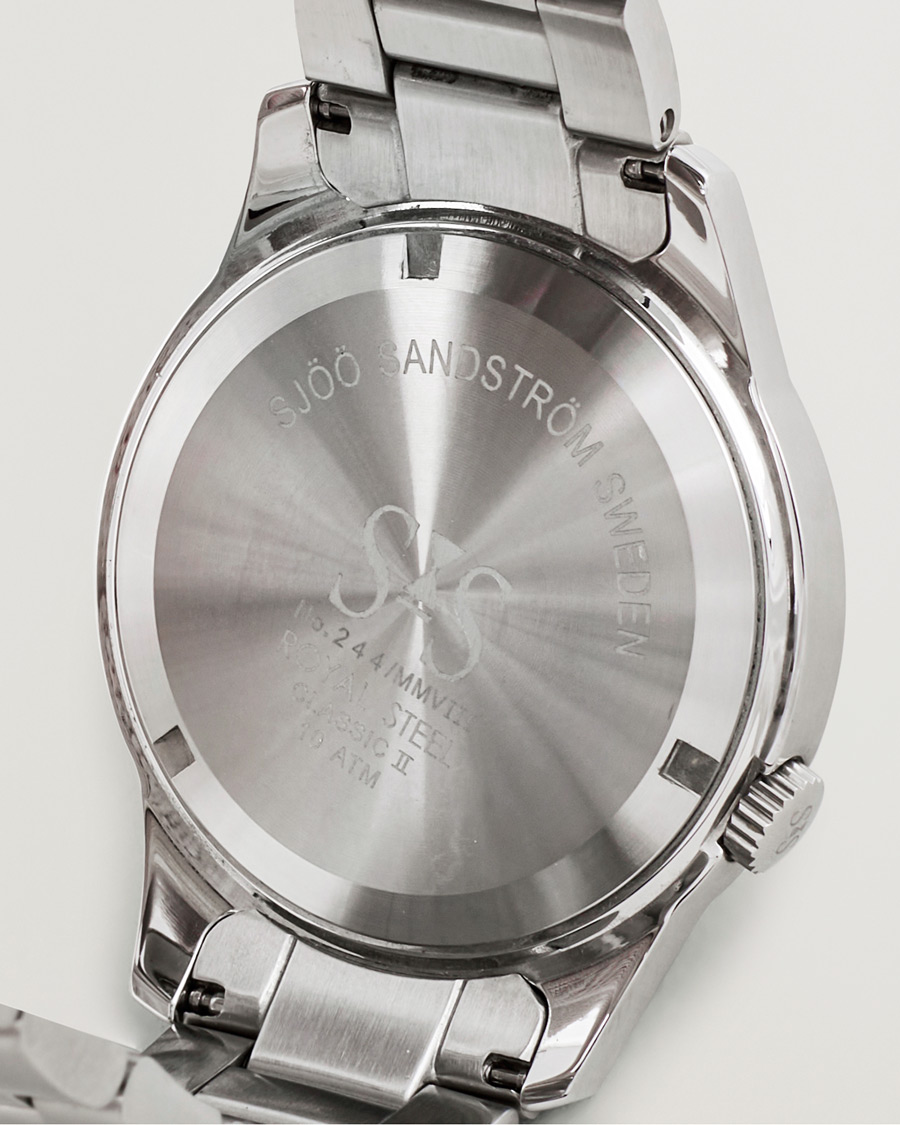 Herren | Pre-Owned & Vintage Watches | Sjöö Sandström Pre-Owned | Royal Steel 41mm Silver