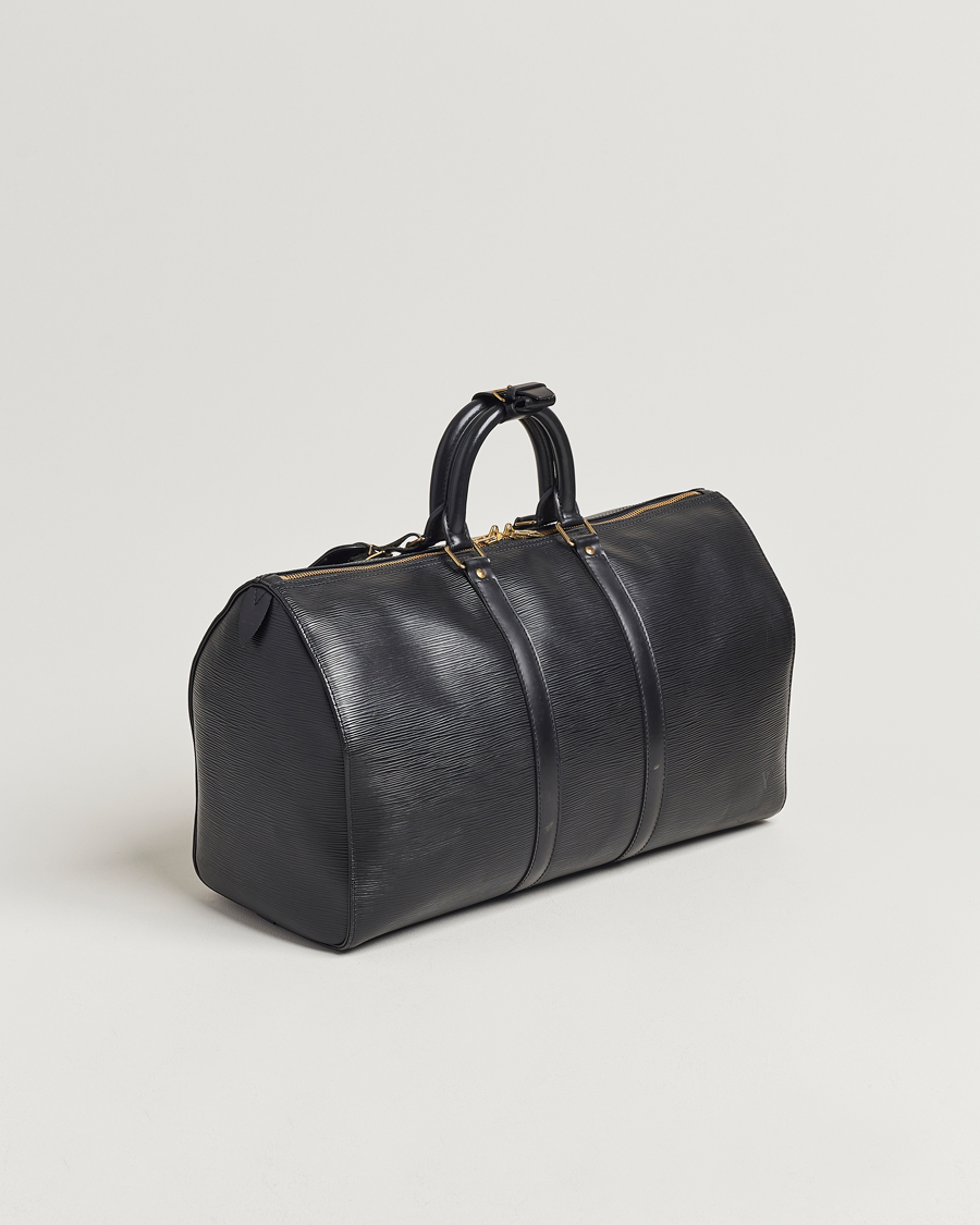 Herren | Neue Produktbilder | Louis Vuitton Pre-Owned | Keepall 50 Epi Leather Travel Bag Black