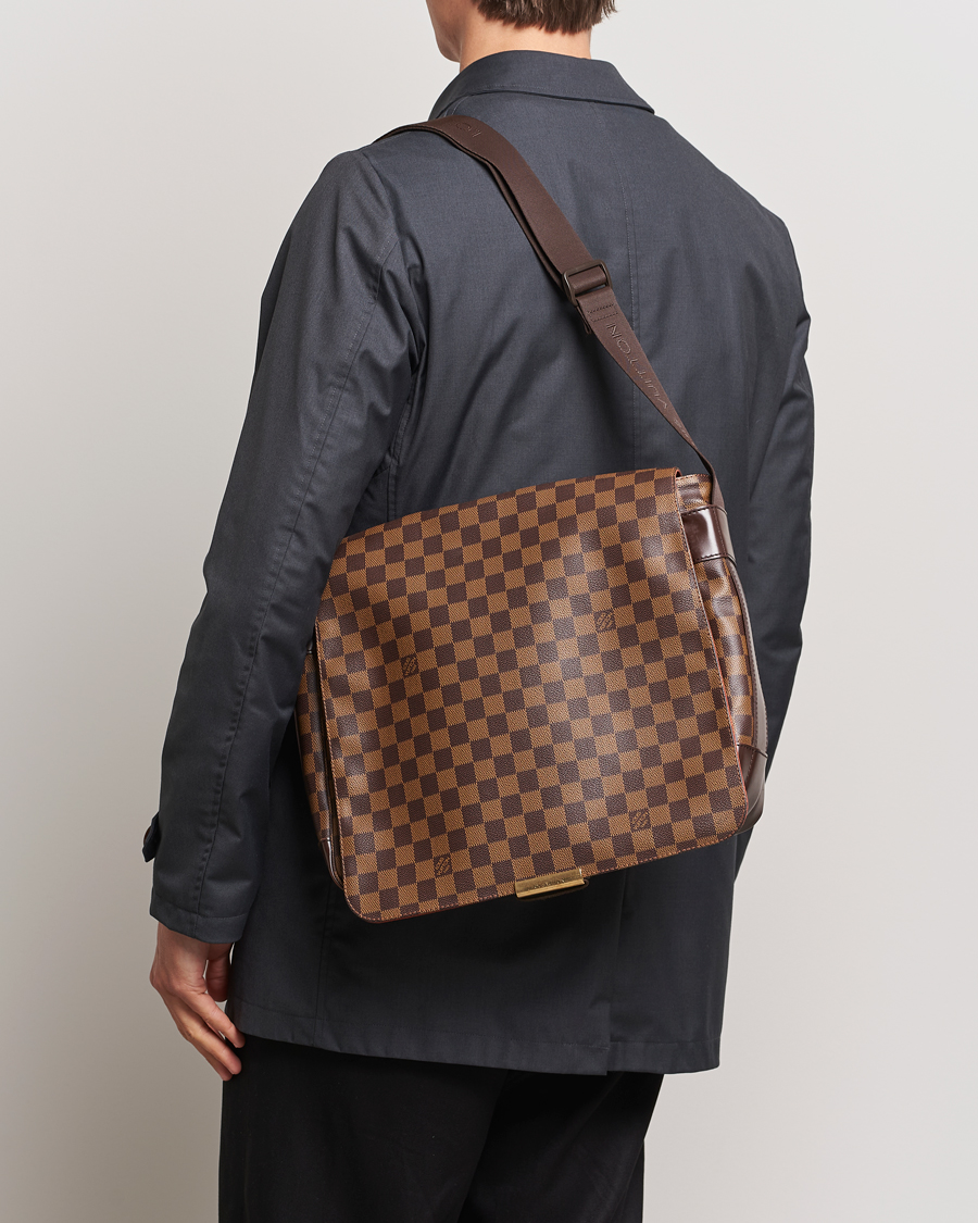 Herren | Pre-Owned & Vintage Bags | Louis Vuitton Pre-Owned | Abbesses Messenger Bag Damier Ebene