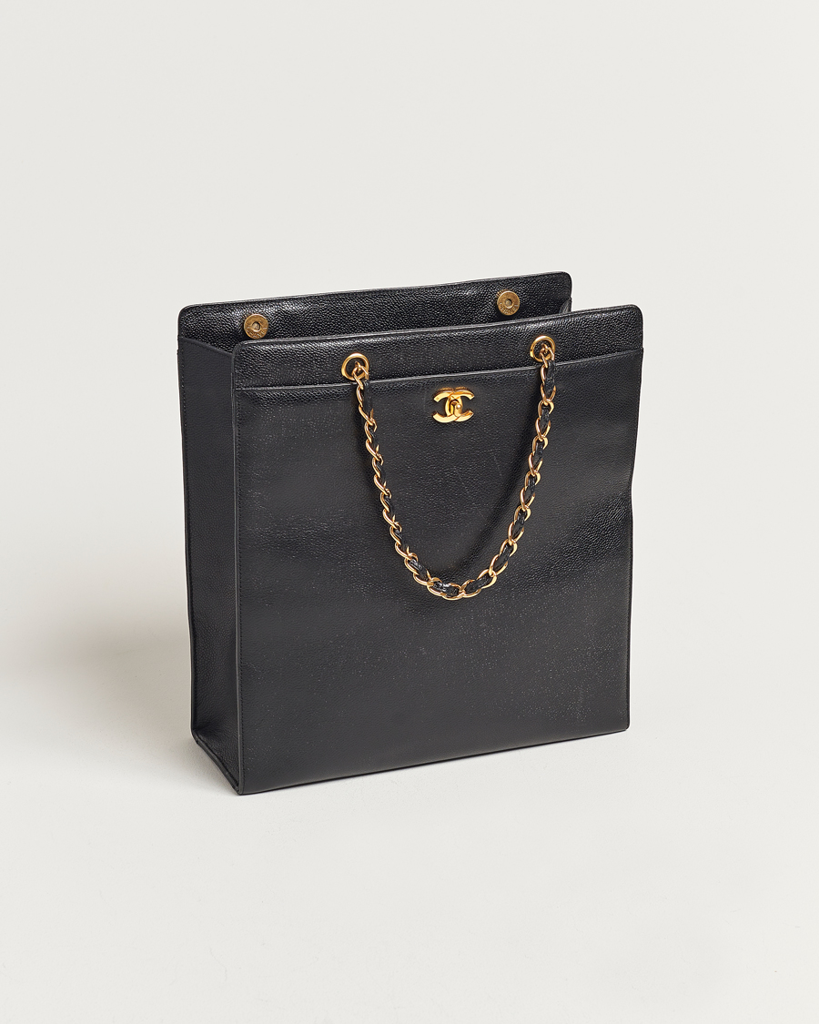 Herren | Gifts for Her | Chanel Pre-Owned | Chain Tote Bag Black