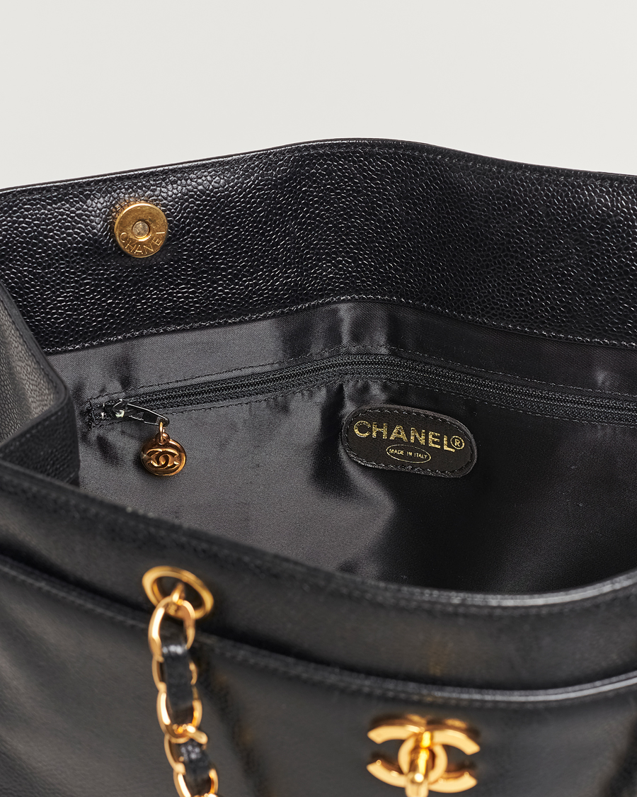 Herren | Gifts for Her | Chanel Pre-Owned | Chain Tote Bag Black