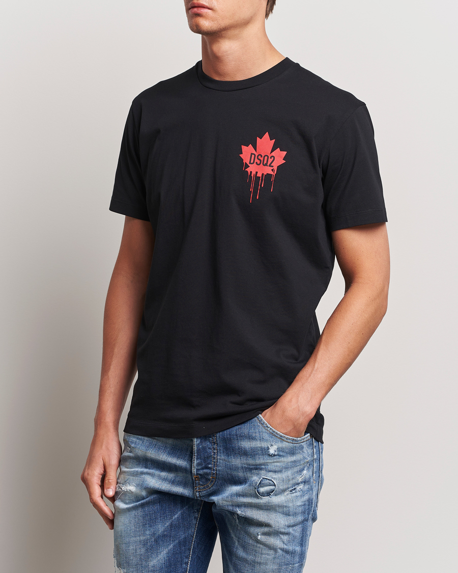 Herren | Kleidung | Dsquared2 | Small Leaf T-Shirt Black