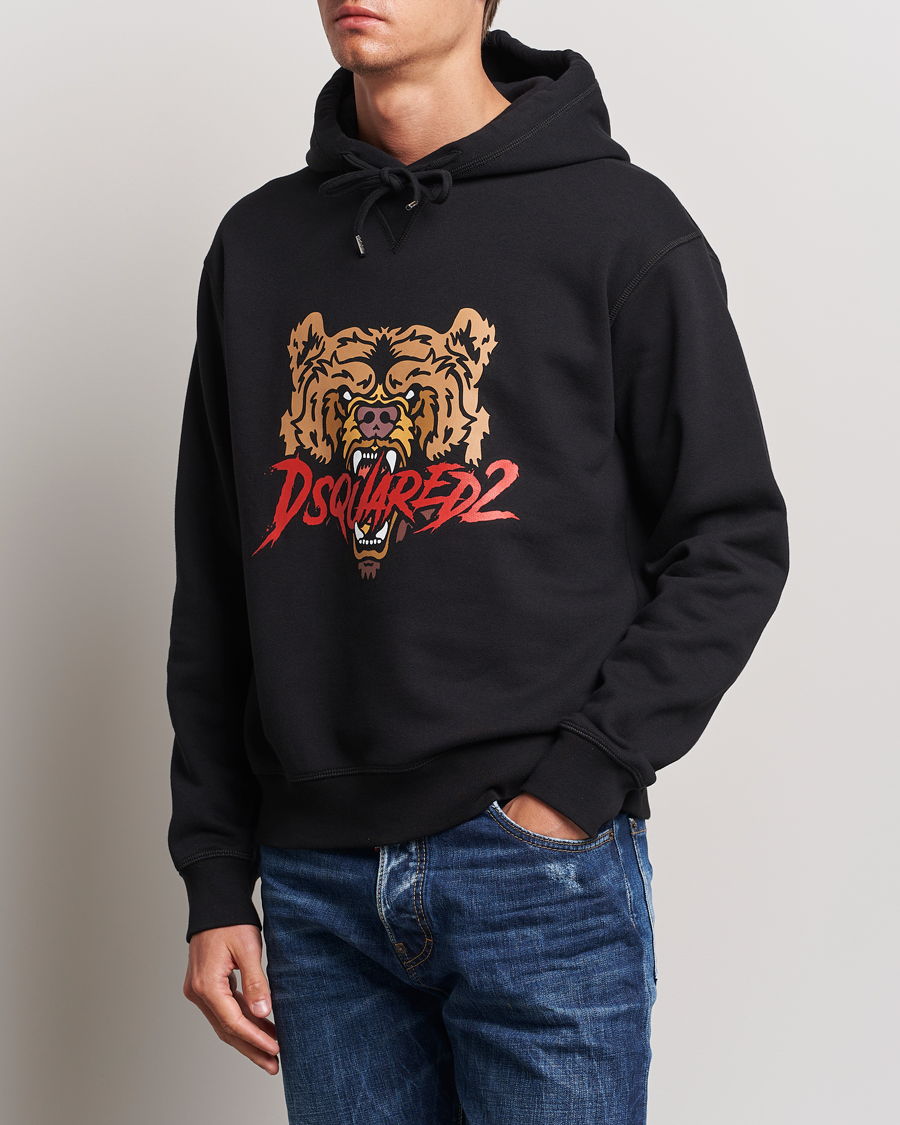 Herren |  | Dsquared2 | Bear Hoodie Black