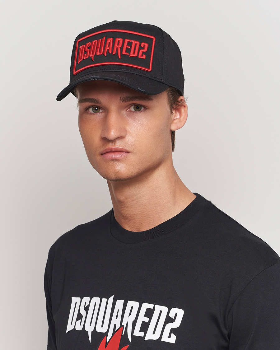 Men | Accessories | Dsquared2 | Horror Baseball Cap Black