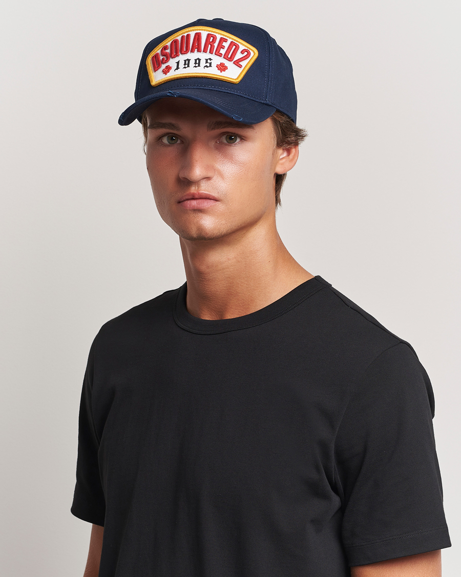 Herren | Dsquared2 Logo Baseball Cap Navy | Dsquared2 | Logo Baseball Cap Navy