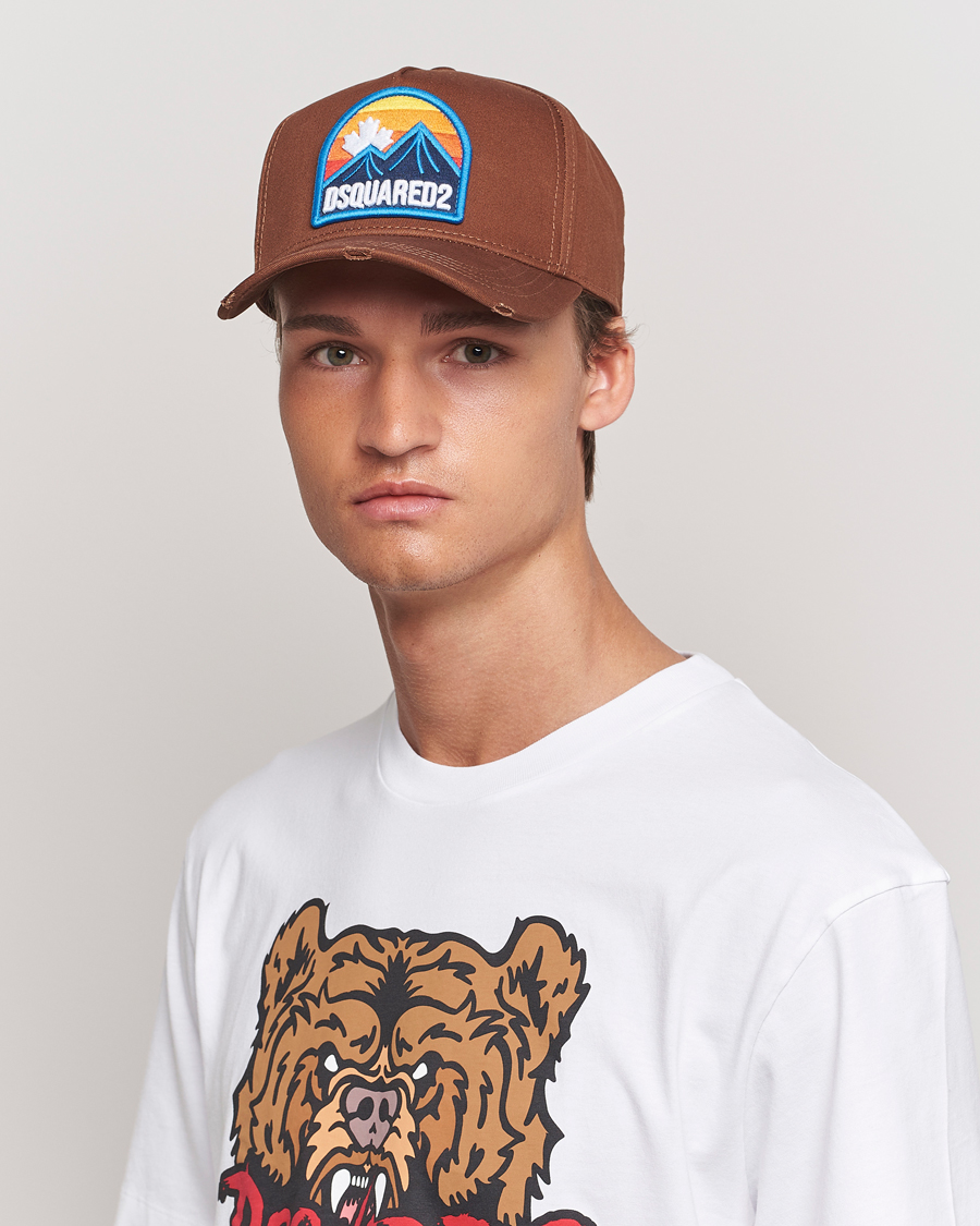 Herr | Hattar & kepsar | Dsquared2 | Canadian Patch Baseball Cap Hazel