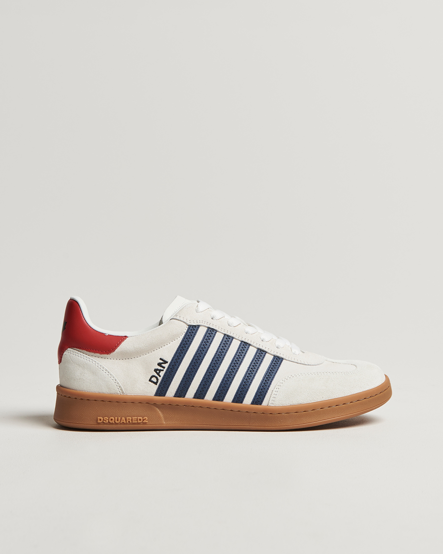 Herren | Dsquared2 Boxer Sneakers White/Blue | Dsquared2 | Boxer Sneakers White/Blue