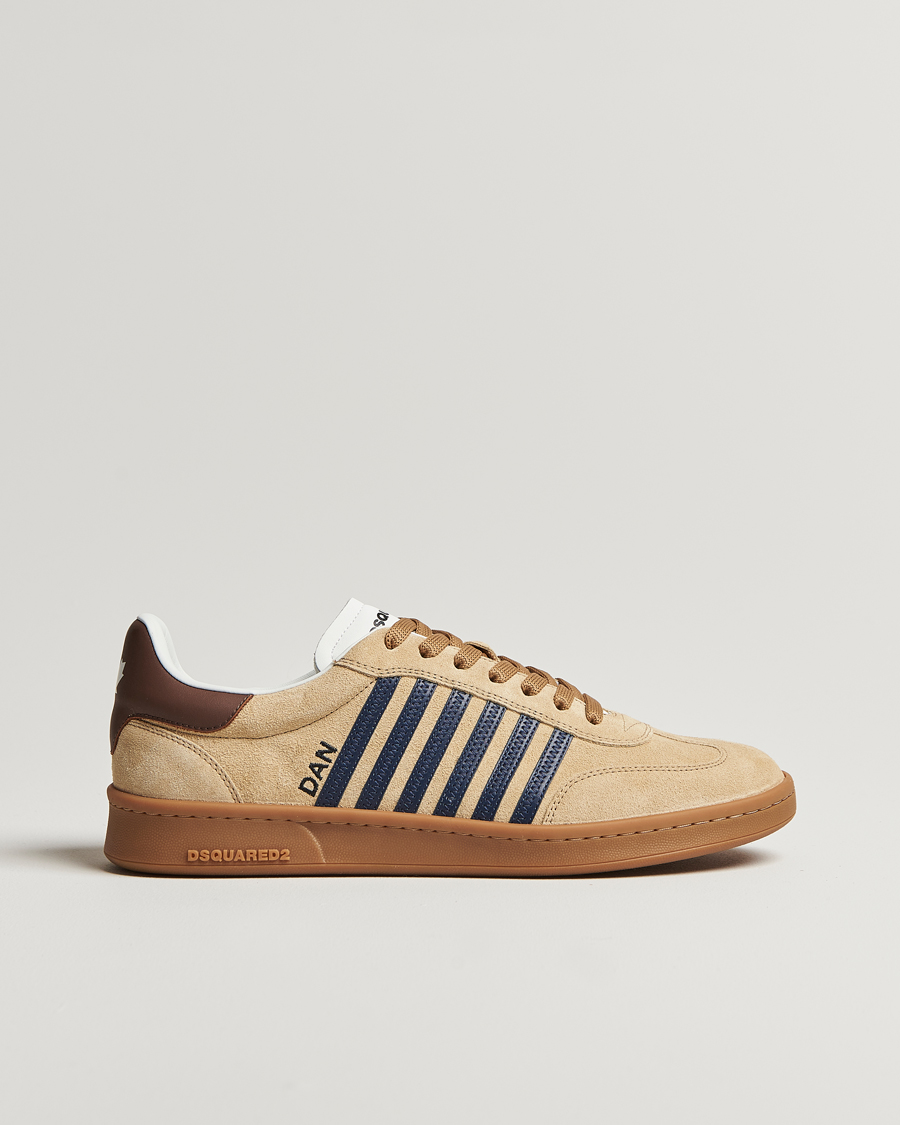 Dsquared2 Boxer Sneakers Beige Blue