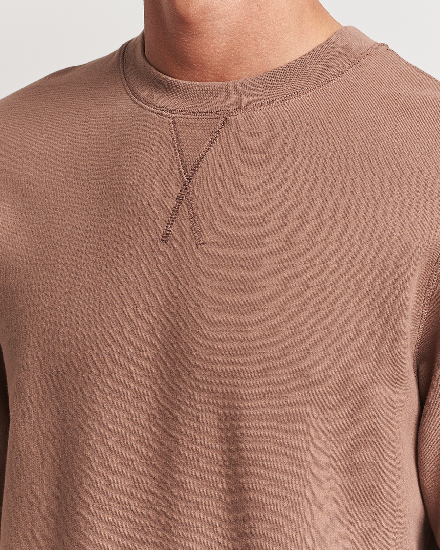 Herren | Pullover | Sunspel | Loopback Sweatshirt Dark Sand