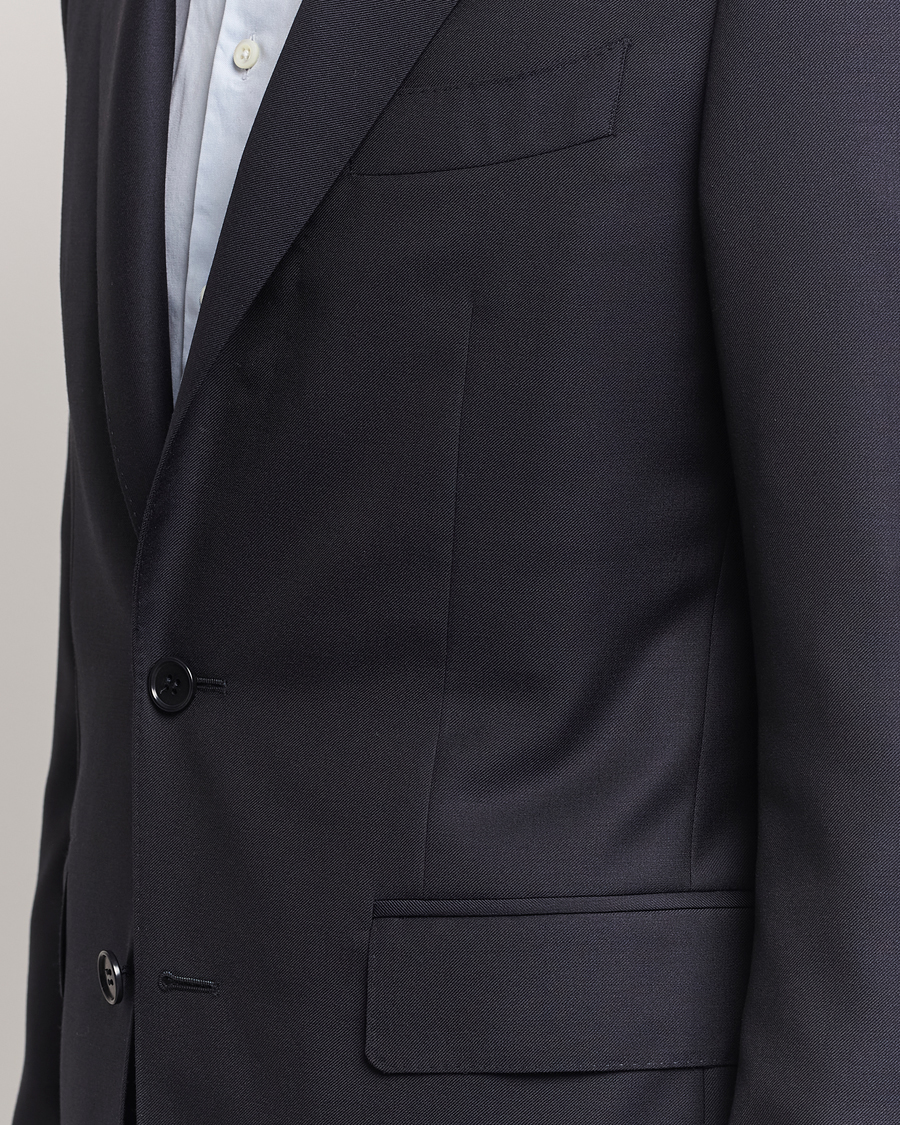 Herren | Anzüge | Canali | Super 130s Wool Capri Suit Navy