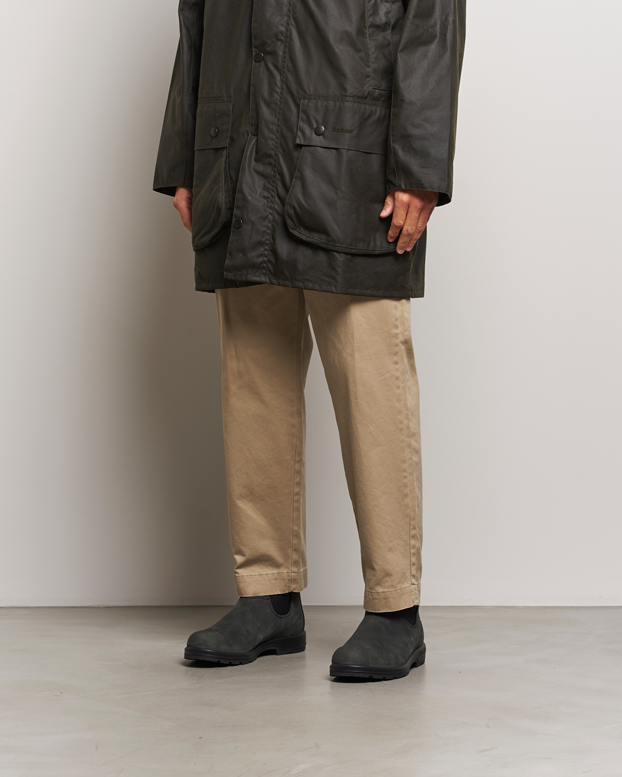 Herren | Boots | Blundstone | 587 Original Leather Chelsea Boot Rustic Black