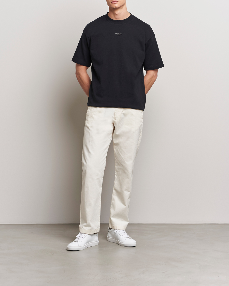 Herren | T-Shirts | Drôle de Monsieur | Classic Slogan T-Shirt Black